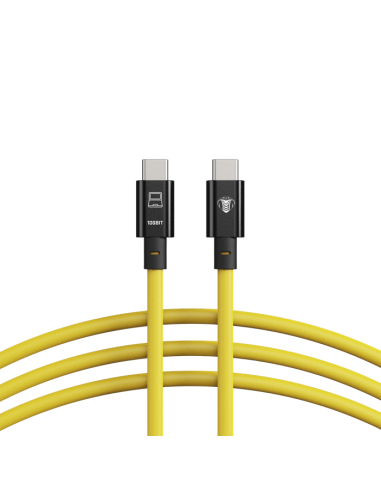 Cobra Tether Cable (10Gbit) - 10m - Amarillo USB-C a USB-C (Recto)