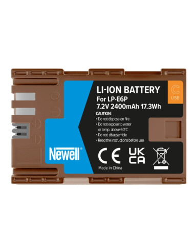 Newell batería con USB-C LP-E6P 2400 mAh