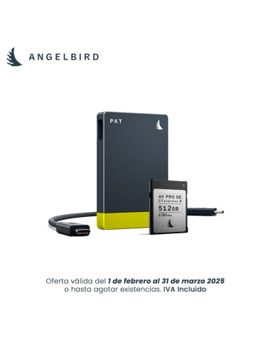 Bundle Angelbird: Lector de Tarjetas PKT +  Tarjeta de Memoria