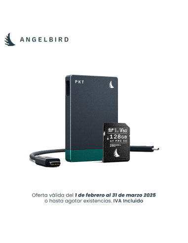 Bundle Angelbird: Lector de Tarjetas PKT +  Tarjeta de Memoria