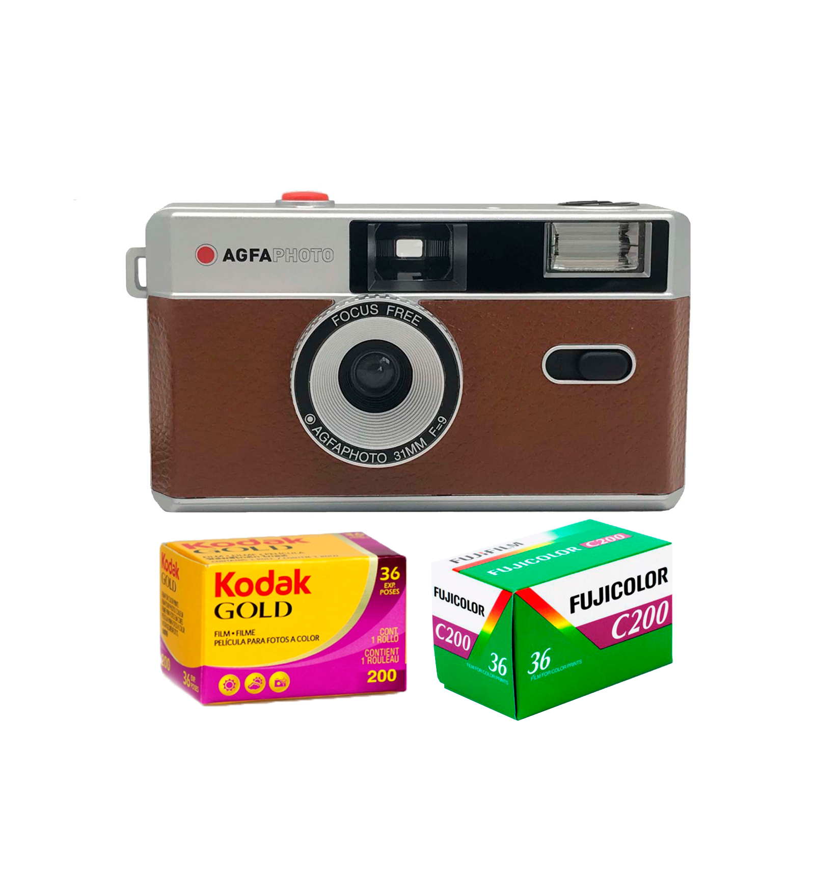 Comprar Cámara fotográfica reutilizable Agfaphoto de 35 mm Roja al mejor  precio