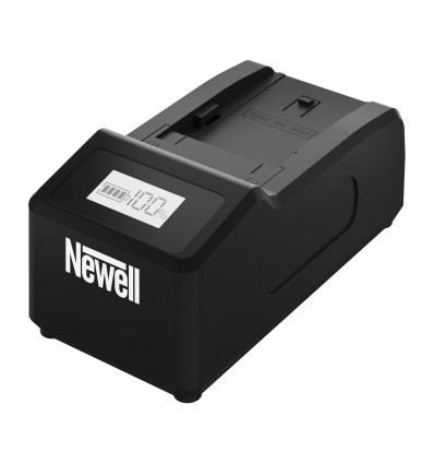 Newell cargador individual ultra rápido para series NP-F, NP-FM