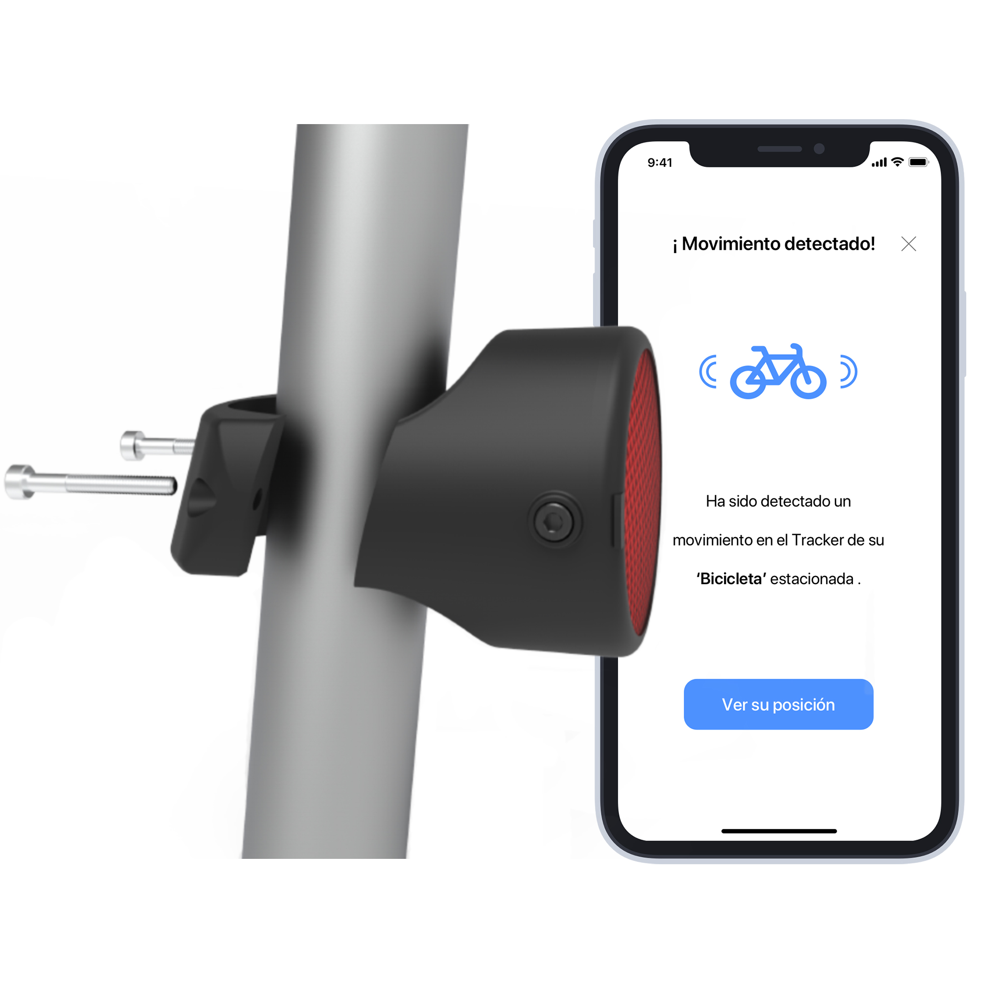 Rastreador GPS antirrobo para biccleta Invoxia Bike Tracker
